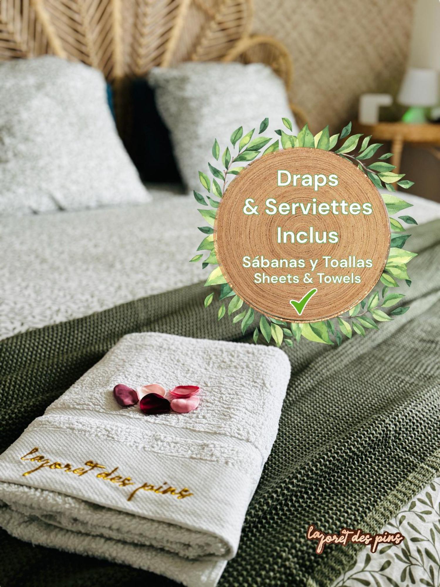 La Foret Des Pins - Free Check-In - Wifi - Parking Prive - Netflix - Draps & Serviettes Inclus Labenne Eksteriør billede